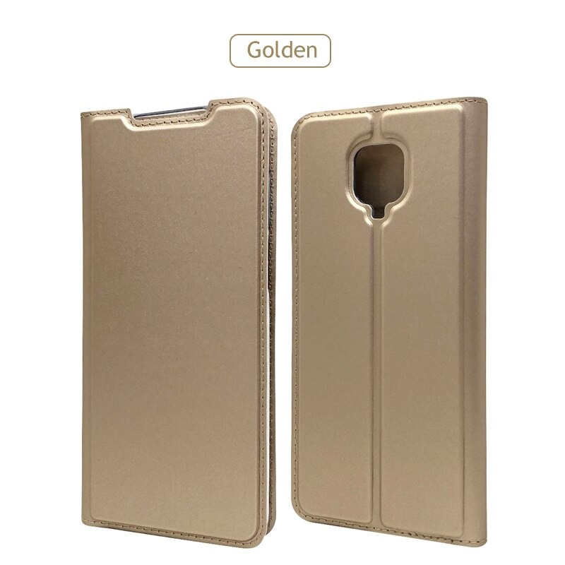 Case Redmi Note 9 Pro/Redmi Note 9S #เคสแบบฝาพับหนัง PU Magnetic Adsorption Stand Leather Card Holder