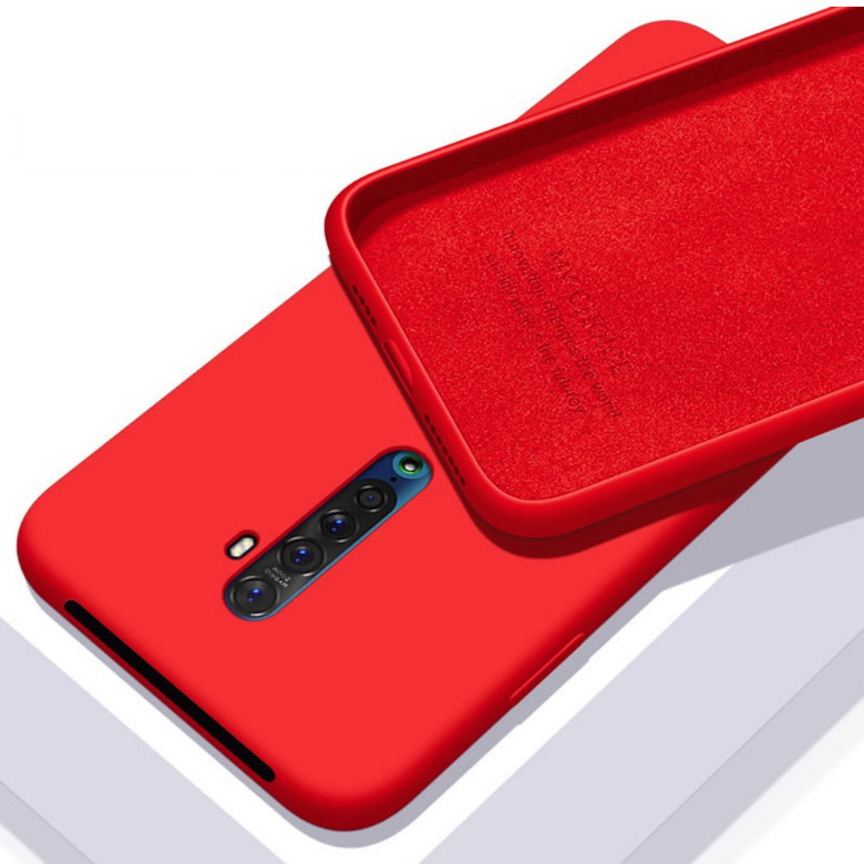 Case Oppo reno 2 #เคสฝาหลังซิลิโคนนิ่ม Liquid Silicone Back Case