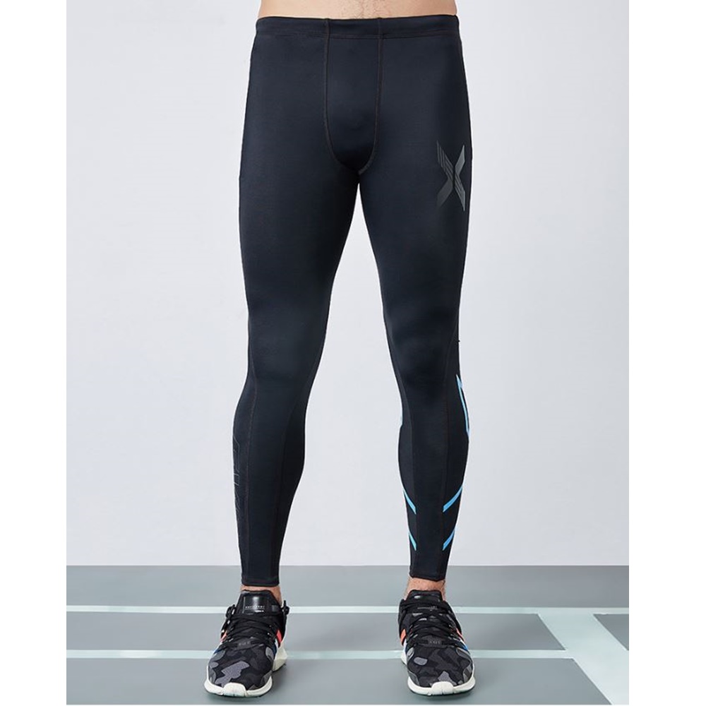 กางเกงรัดกล้ามเนื้อขายาว กางเกงวิ่งมาราธอน ผู้ชาย Running Compression Pants Tights Men Sports EVS(F13)