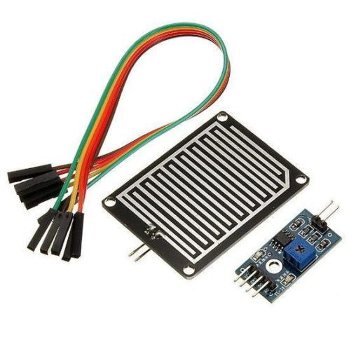เซนเซอร์น้ำฝน ความชื้น Rain / Water Detection Sensor Module พร้อมสาย สำหรับ Arduino