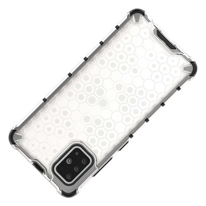 Case Samsung Galaxy A51 #เคสฝาหลังกันกระแทก Honeycomb Shock Absorber TPU + PC + Silicone Hybrid