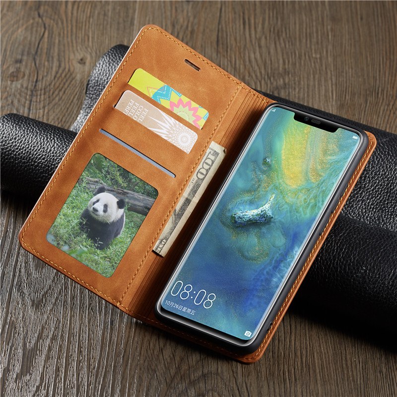 Case Huawei Mate 20 #เคสฝาพับแบบกระเป๋าสตางค์ FORWENW Leather Wallet Case
