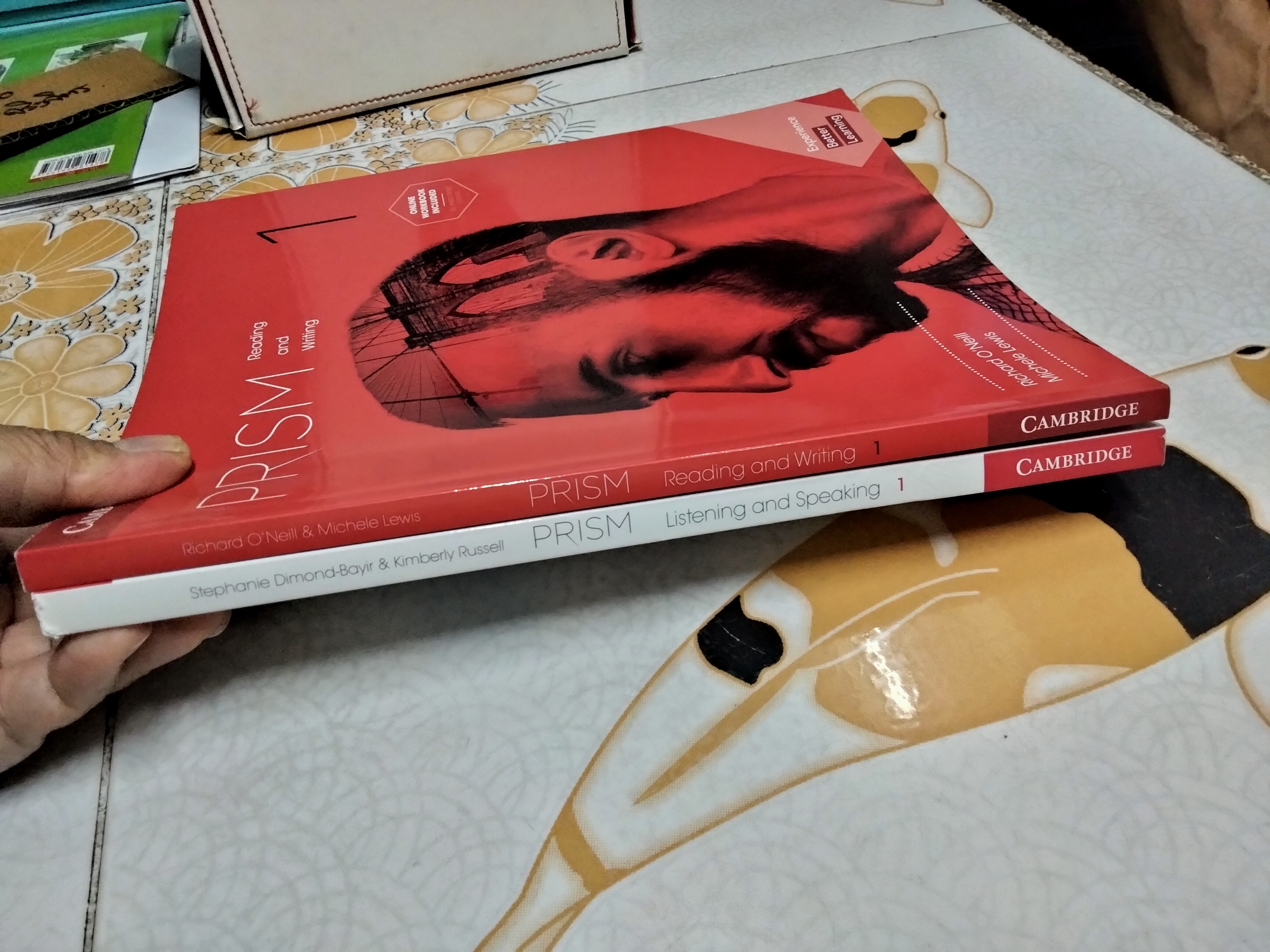 PRISM LISTENING & SPEAKING 1 + PRISM READING & WRITING 1 (ขายรวม 2 เล่ม) ยังไม่ได้ใช้