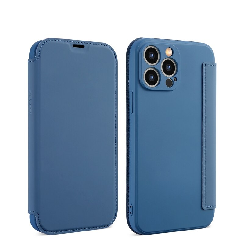 เคส Iphone 14 Pro Max #เคสฝาพับกรอบซิลิโคนนิ่ม พร้อมช่องใส่บัตร