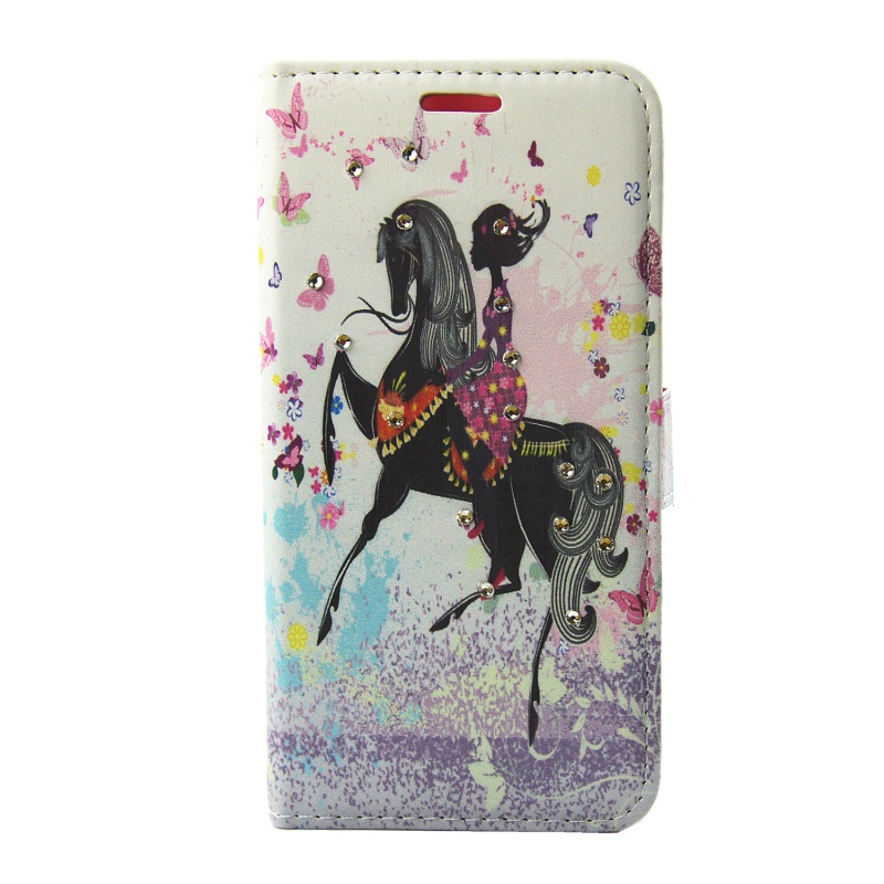 เคส Huawei P10 Lite เคสหนังฝาพับพิมพ์ลายสีสันสวยงาม
