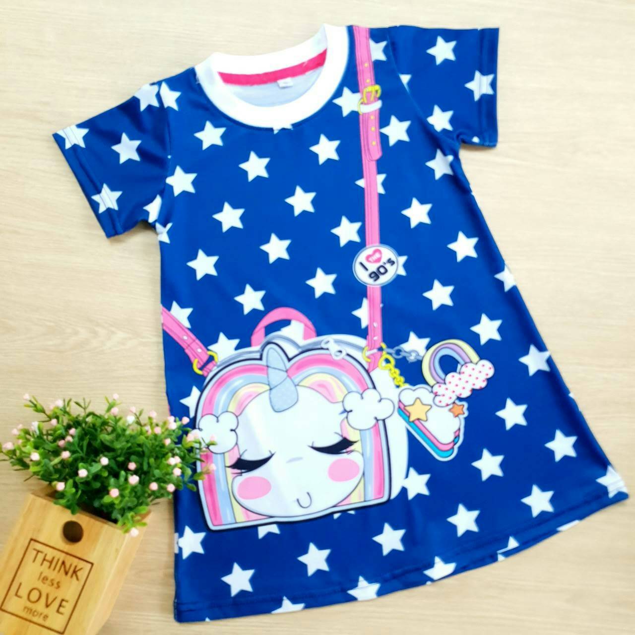 เดรสเด็กลาย Unicorn