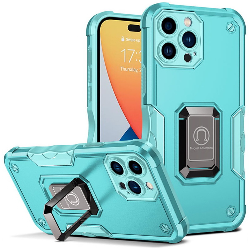 เคส iPhone 14#เคสฝาหลัง Hybrid TPU+PC มีแหวนสวมนิ้ว