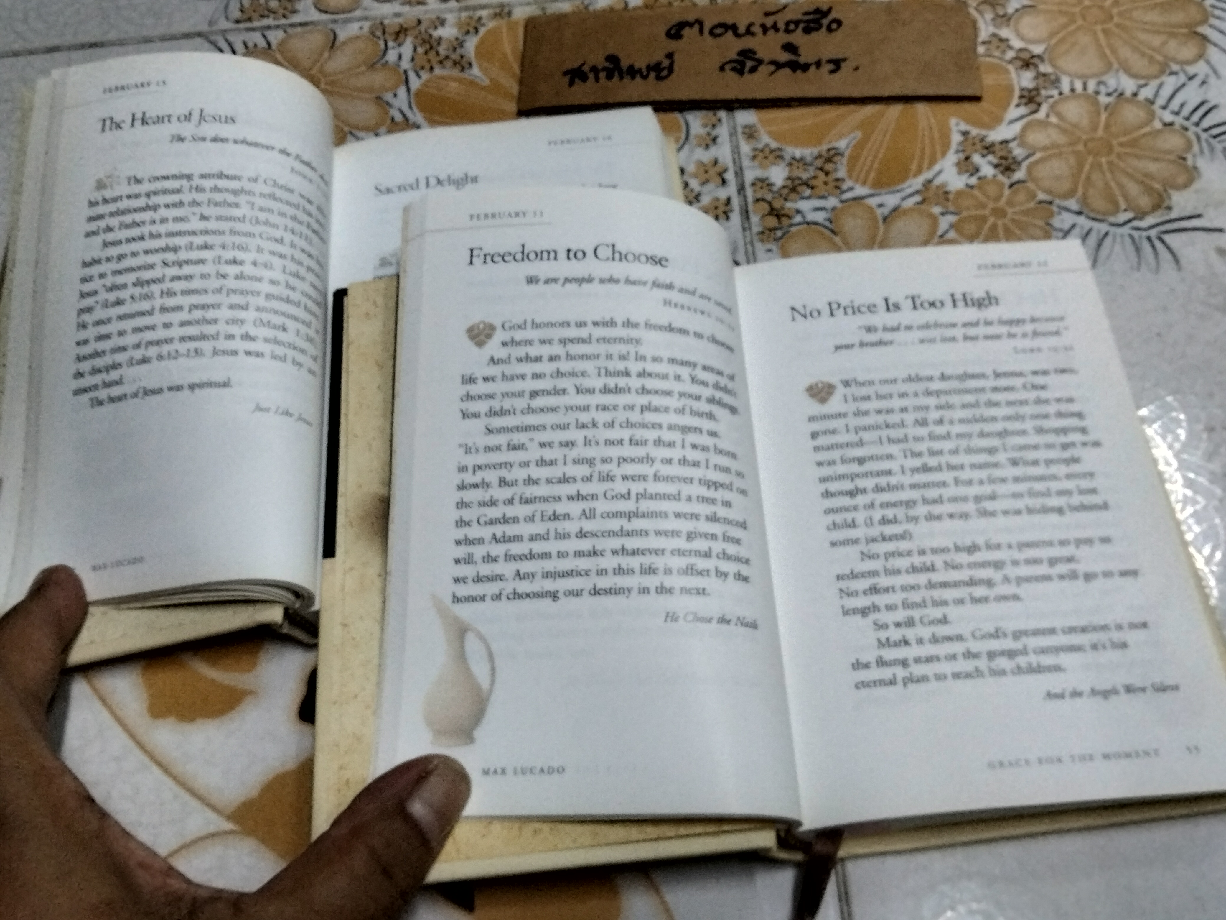 GRACE FOR THE MOMENT (vol.1-2) Max Lucado