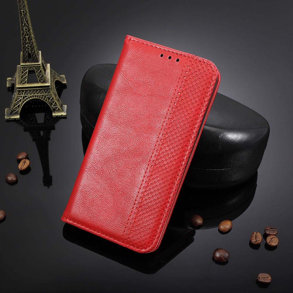 เคส Galaxy Note 10 #เคสฝาพับปกหนังสไตล์วินเทจดูดซับอัตโนมัติแบบกระเป๋าสตางค์