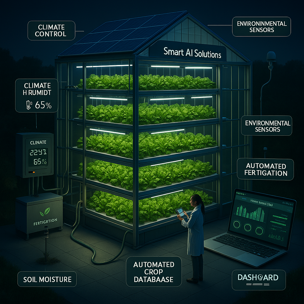 รับออกแบบผังฟาร์มโรงเรือนปลูกพืช แบบ Vertical Farm+ Automation Farm / friendly evironment