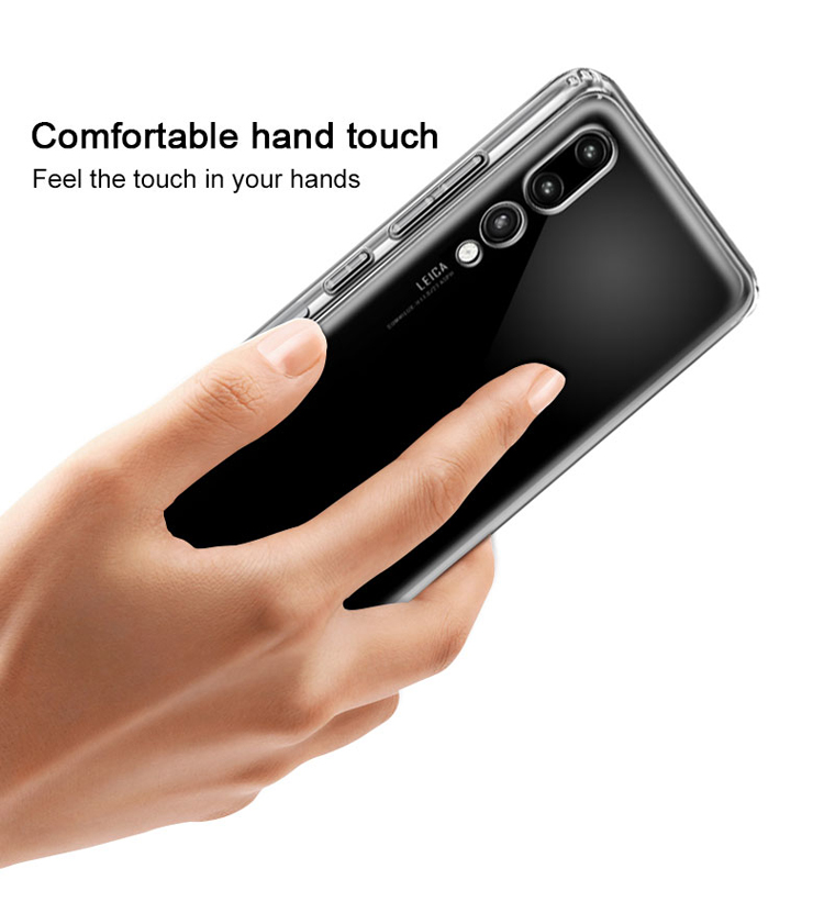 เคส Huawei P20 Pro #เคสฝาหลังนิ่มใส IMAK Anti-drop TPU Back Case + ฟิล์มกันรอย