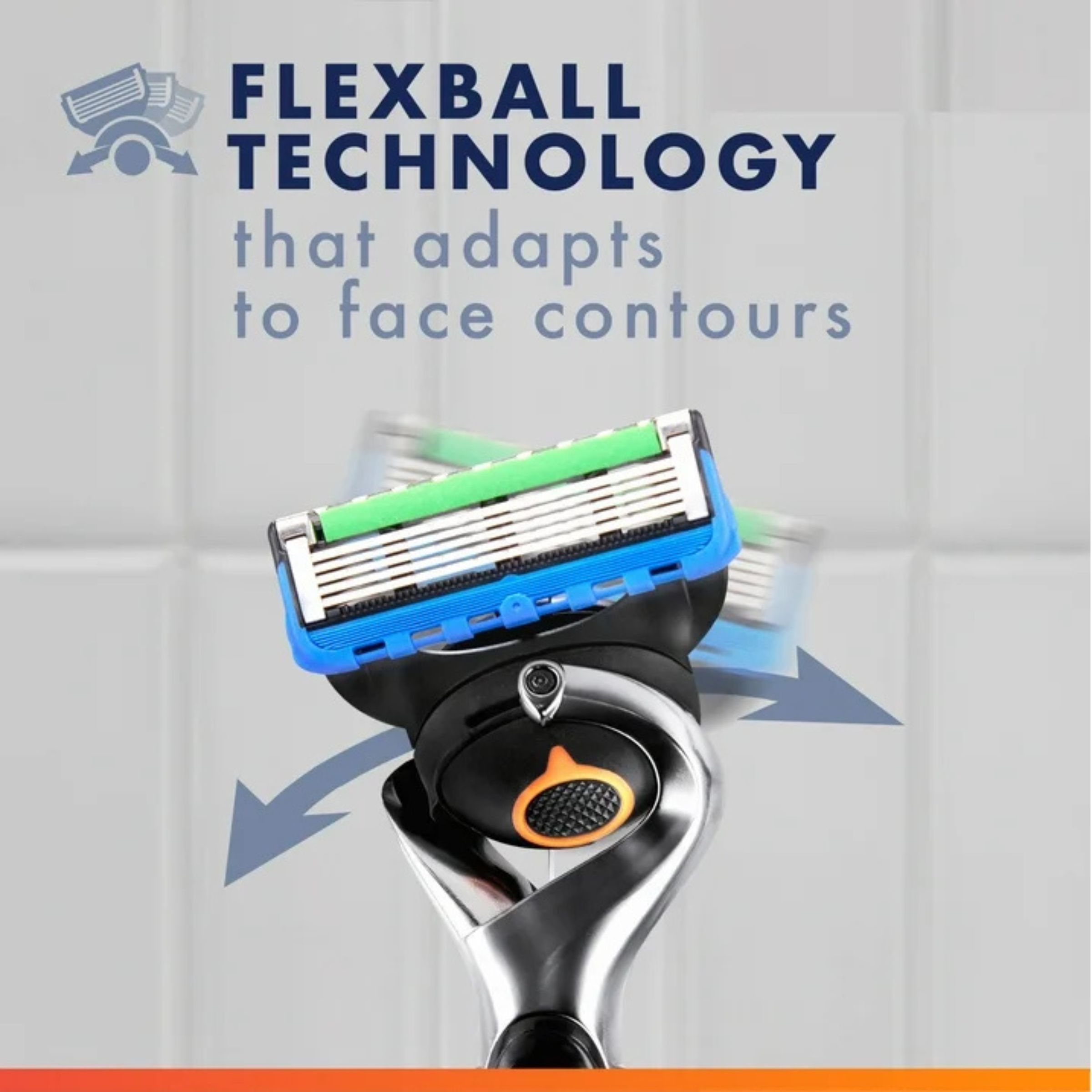 Gillette® ProGlide Power Men's Razor Handle + 1 Blade Refill ชุดมีดโกน ยิลเลตต์ โปรไกลด์ พาวเวอร์