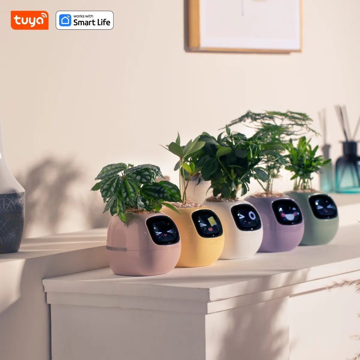 หุ่นยนต์พืชไอวี่ Smart planter Endless Ivy