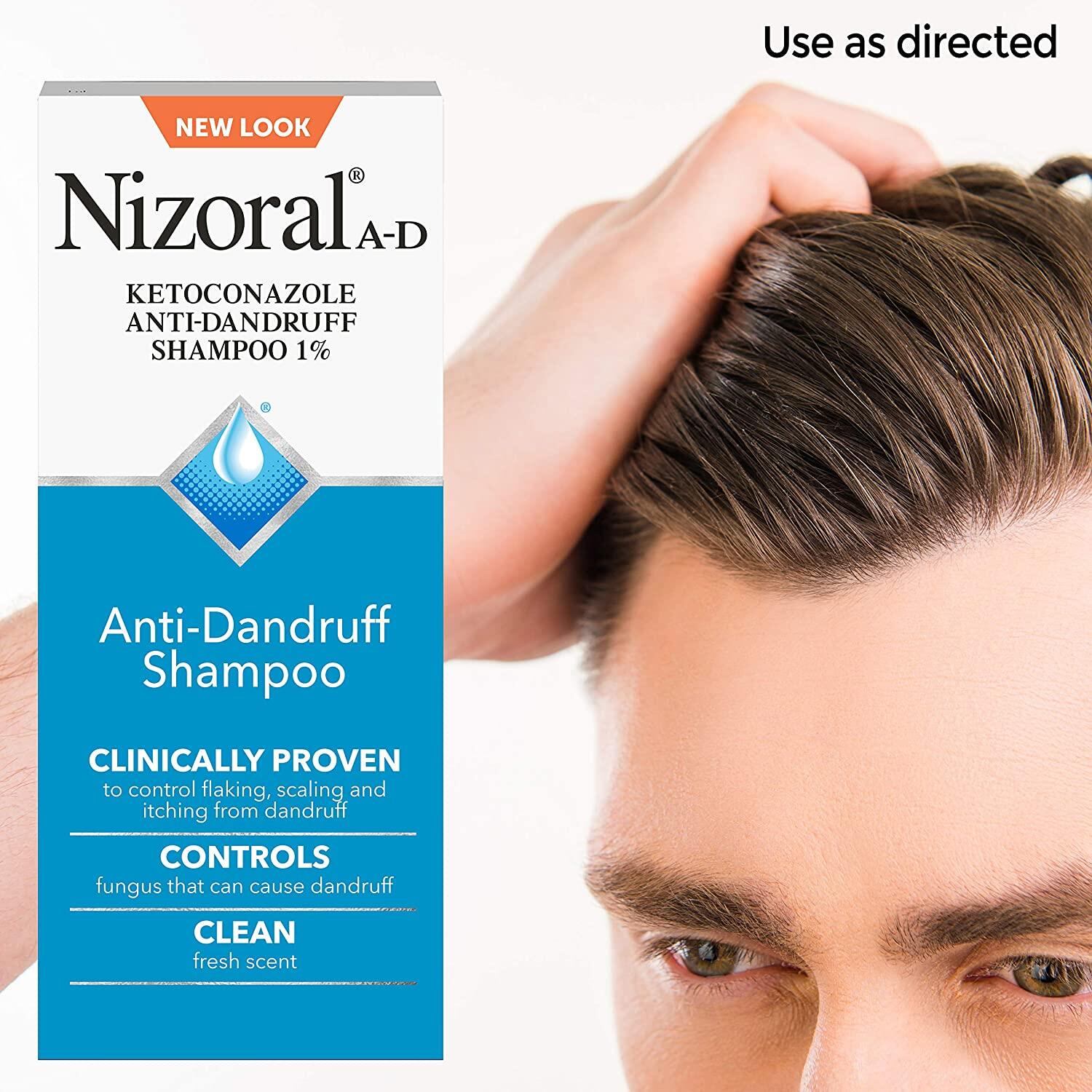 60% Sale!!! Exp.08/25 Nizoral® Anti-Dandruff Shampoo 125ml or 200ml ไนโซรัล แชมพูขจัดรังแค
