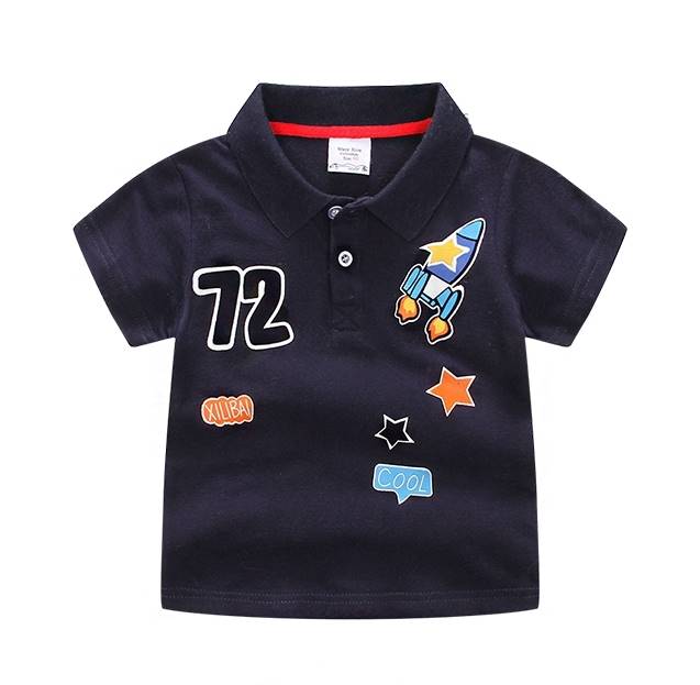 เสื้อยืดคอปก สำหรับเด็ก