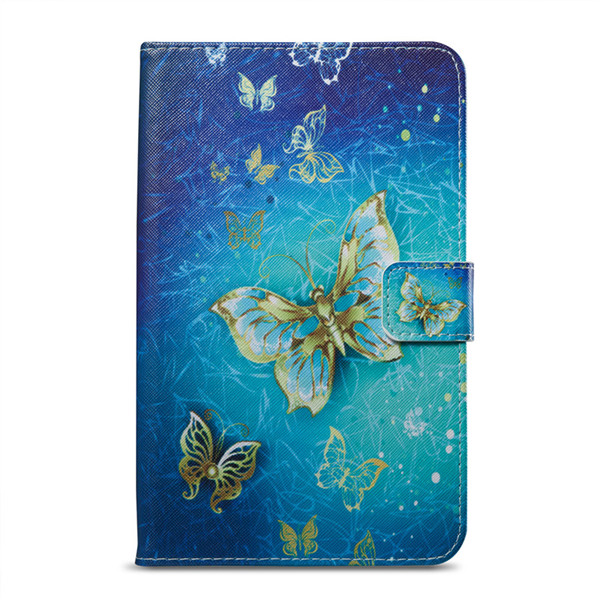 Case Samsung Galaxy Tab A 10.1 (2016) with S Pen P580 P585 #เคสฝาพับหนัง PU พิมพ์ลายมีช่องใส่บัตร