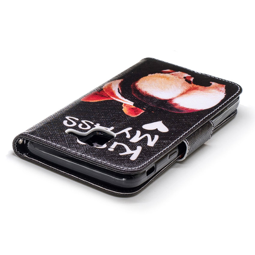 เคส Samsung Galaxy J6 (2018) #เคสฝาพับสไตล์กระเป๋าสตางค์พิมพ์ลายสวยๆ Pattern Printing Magnetic Leather