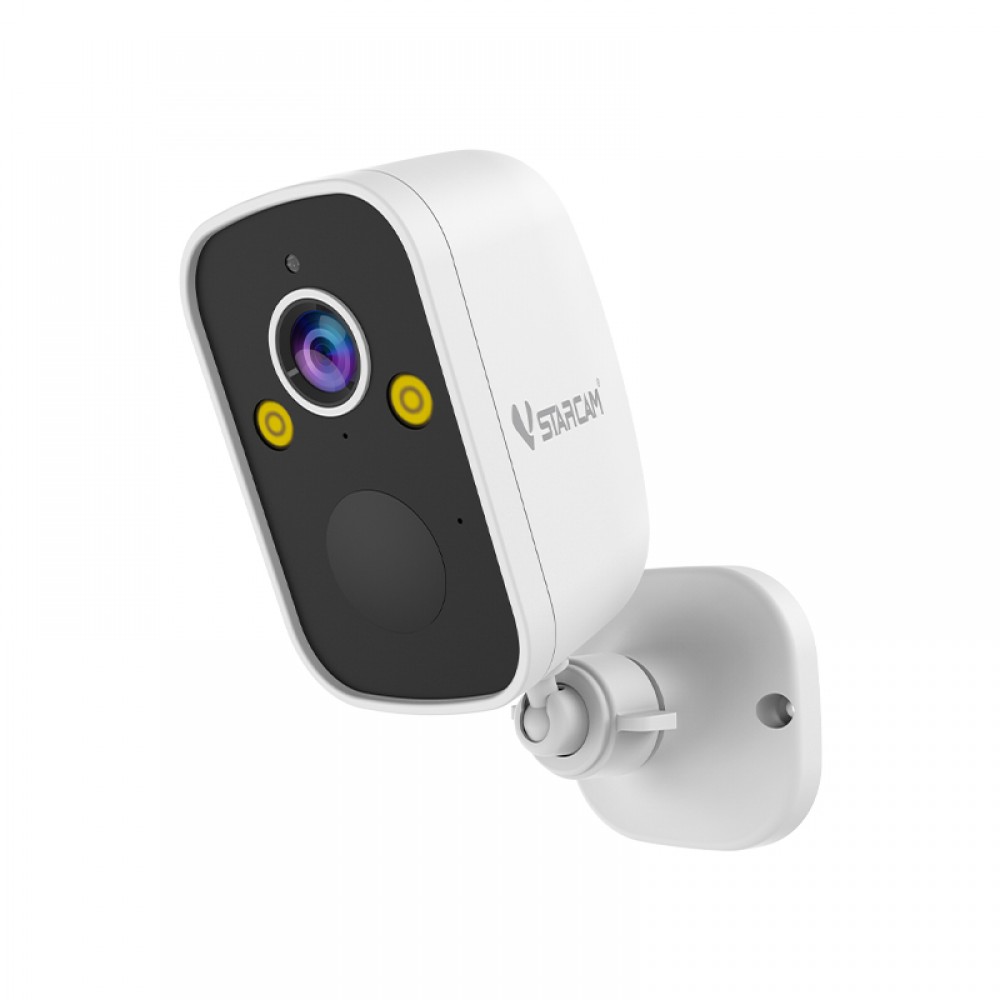 Vstarcam VSTARCAM กล้องวงจรปิดแบบใส่ซิมการ์ด รุ่นBG55 คมชัด3ล้านพิกเซล พลังงานแสงอาทิตย์ไร้สายกลางแจ้งพร้อมแผงโซลาร์เซลล์ ขาว