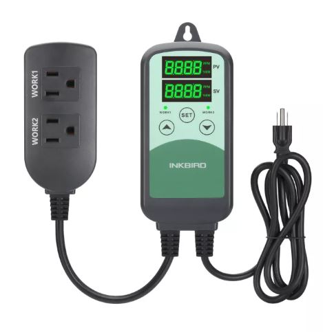 Inkbird ICC-500T CO2 ควบคุมก๊าซคาร์บอนไดออกไซด์สำหรับเติบโตห้องและเครื่องกำเนิดไฟฟ้า CO2,ที่มีเซ็นเซอร์ CO2สำหรับนักปลูก