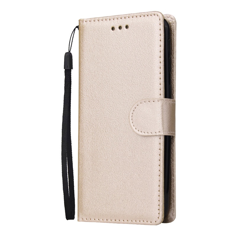 เคส Realme 5 / 5s #เคสฝาพับสไตล์กระเป๋าสตางค์หนัง PU มีสายคล้องมือ