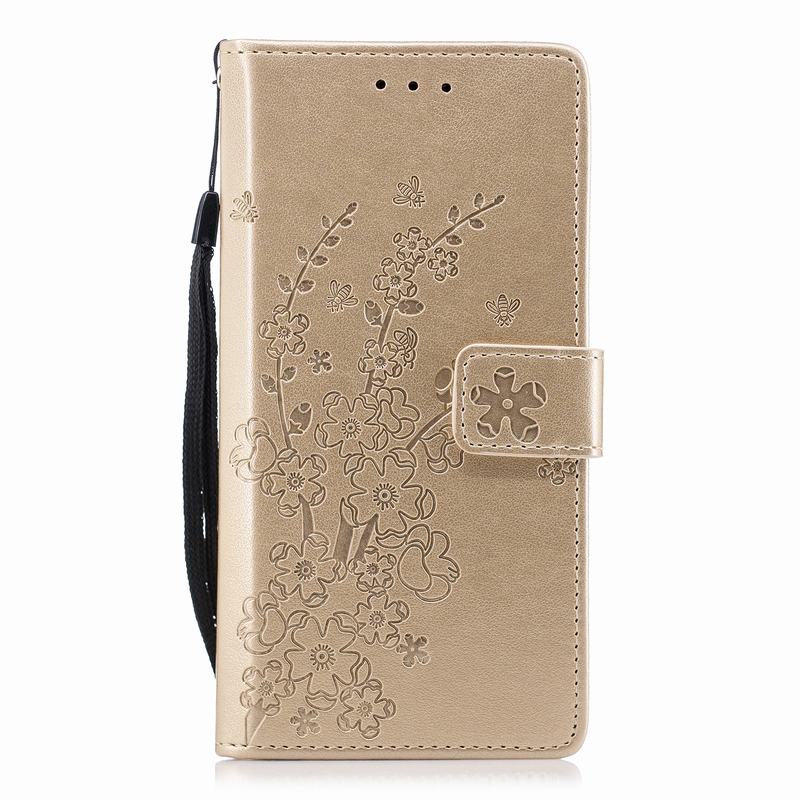 Case Huawei P20 #เคสฝาพับแบบกระเป๋าสตางค์หนัง PU พิมพ์ลายดอกไม้