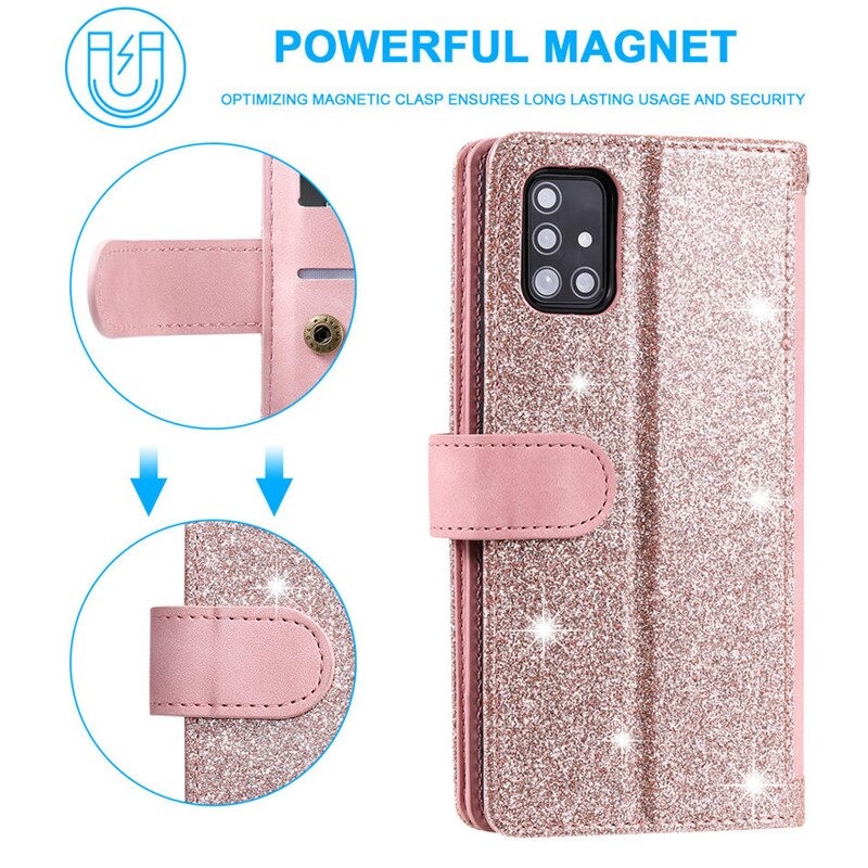 Case Samsung Galaxy A22 #เคสฝาพับหนัง PU มีช่องซิปช่องเก็บบัตรหลายช่อง Zipper Wallet Leather Flip Case