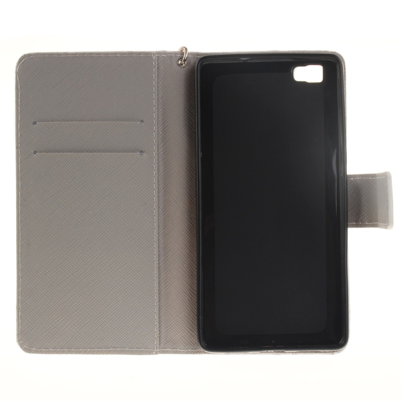 Case Huawei P8 Lite สไตล์กระเป๋าสตางค์ สีสันสวยงามทันสมัย