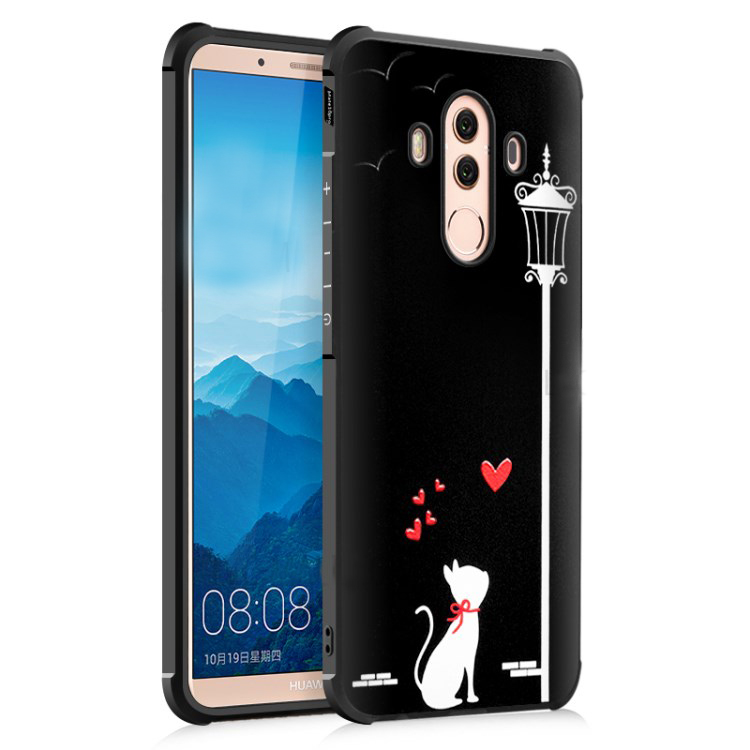 เคส huawei mate 10 pro #เคสฝาหลัง TPU กันกระแทกพิมพ์ลายนูน