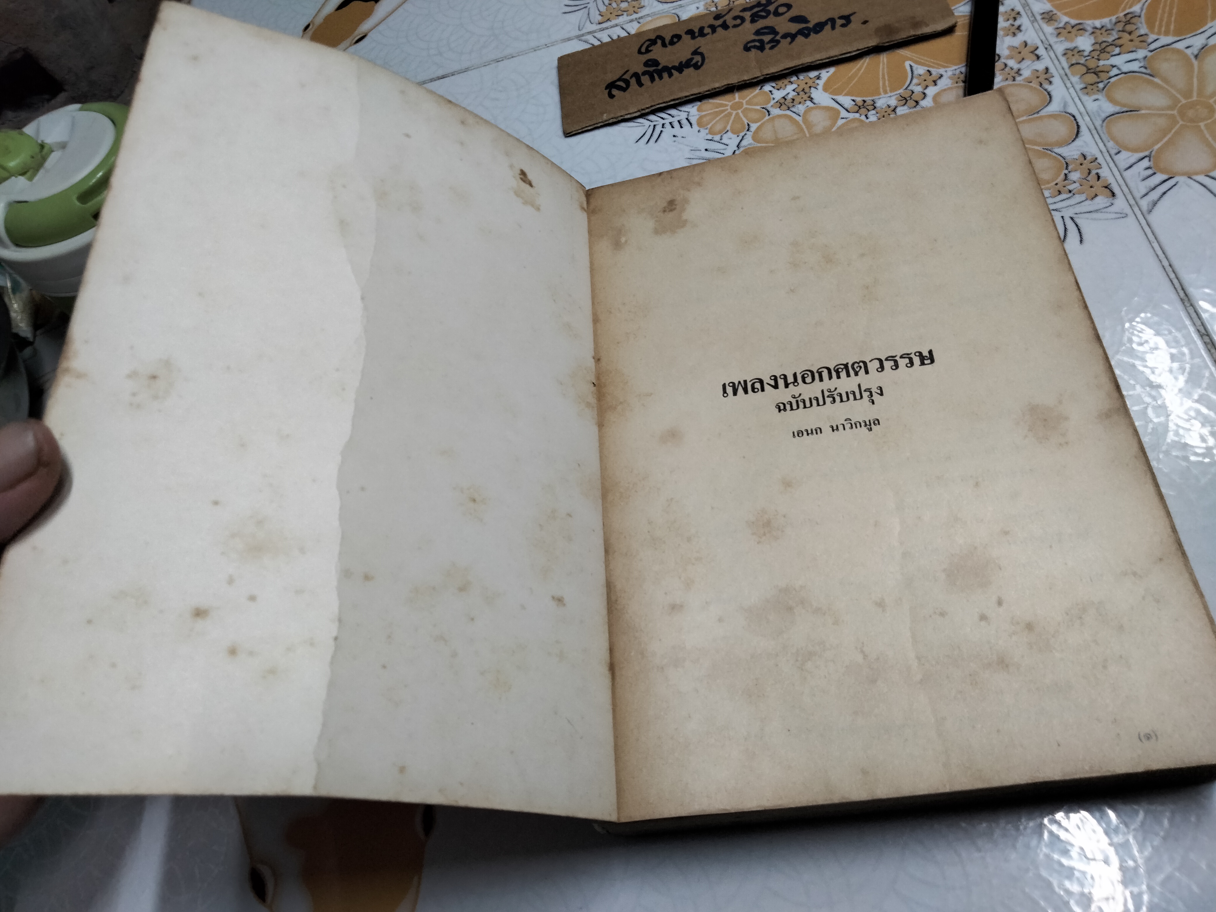 เพลงนอกศตวรรษ โดย เอนก นาวิกมูล