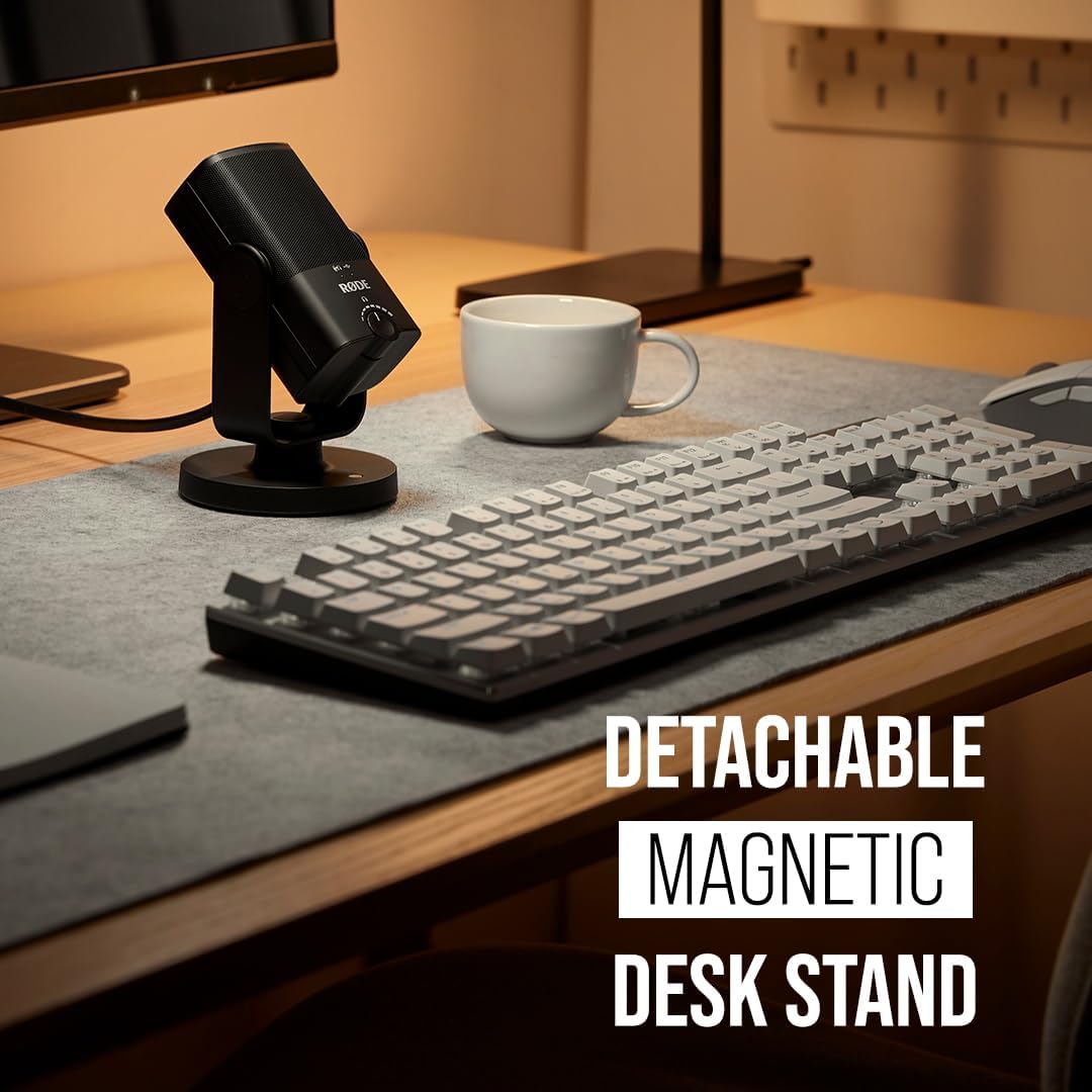 (Pre Order) Rode® NT USB Mini Studio Quality Usb Microphone, Black ไมโครโฟน USB คอนเดนเซอร์ ตั้งโต๊ะ