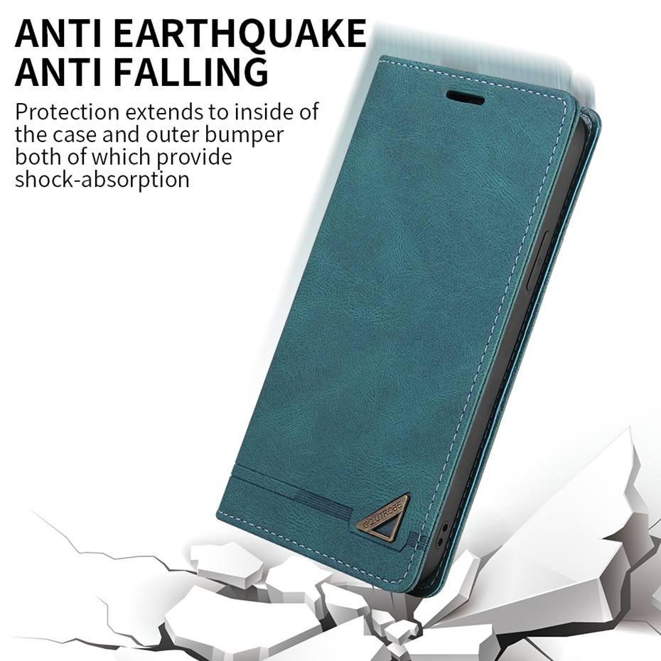 เคส Samsung Galaxy A72 / A72 5G #เคสฝาพับหนัง PU สไตล์กระเป๋าสตางค์พร้อมช่องใส่การ์ด Luxury Flip Stand Card Phone Leather Wallet Cover Casing