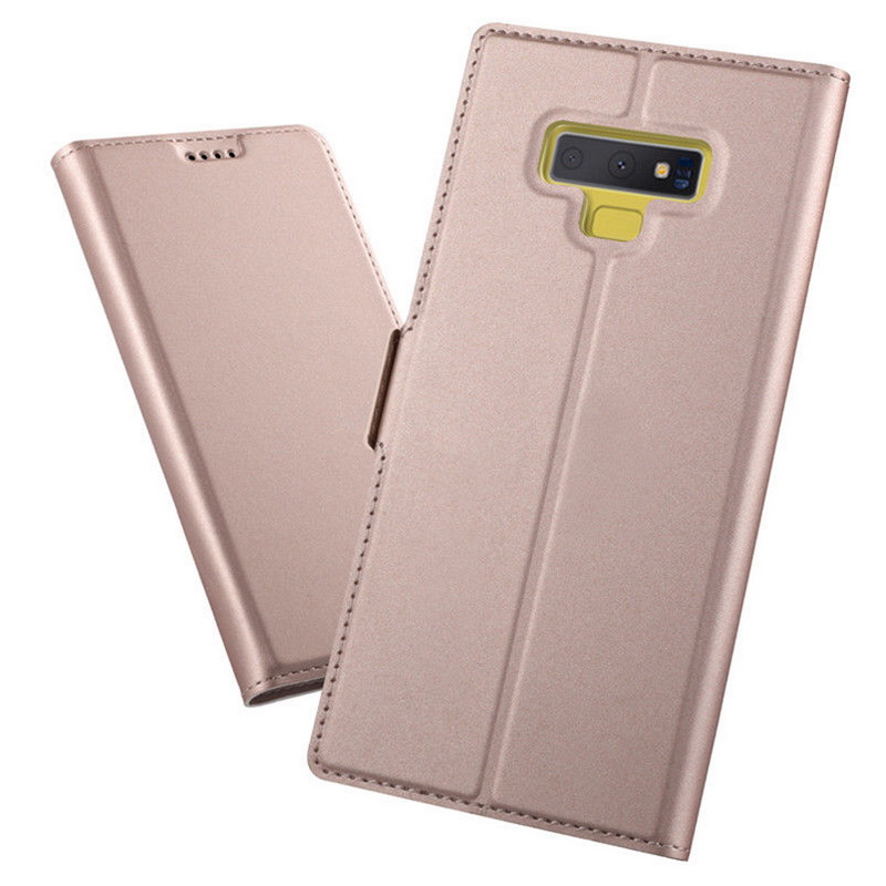 Case Samsung Galaxy Note 9 #เคสฝาพับแบบกระเป๋าสตางค์หนัง PU Card Holder Auto-absorbed Leather