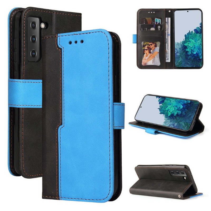 เคส Samsung Galaxy A13 5G #เคสฝาพับ แบบฝาพับสไตล์วินเทจแบบกระเป๋าสตางค์ Luxury Wallet Flip Phone Case