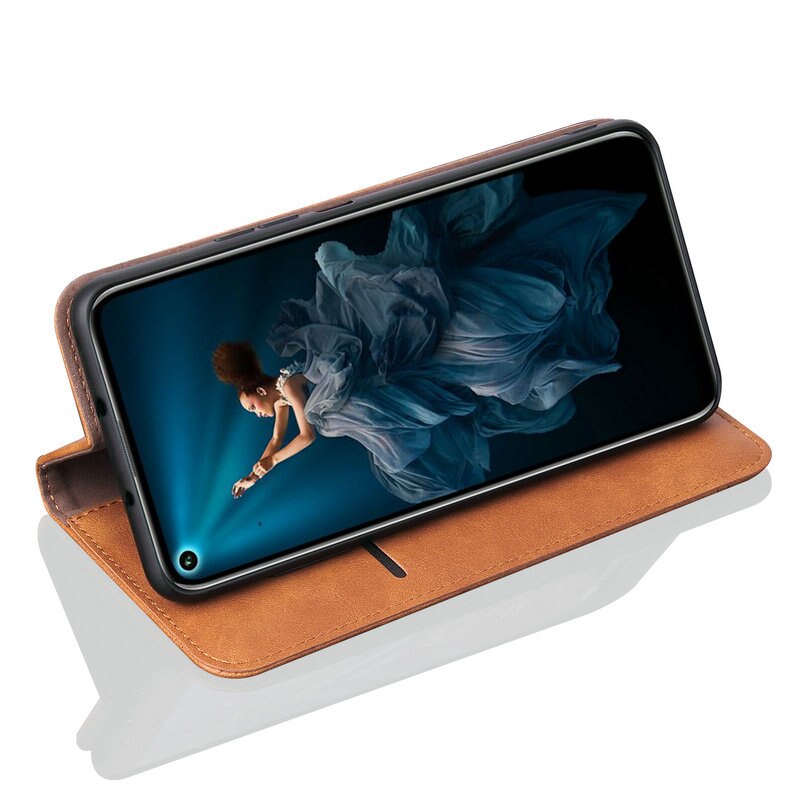 เคส Samsung Galaxy S20 FE / S20 FE 5G #เคสฝาพับหนัง PU Crazy Horse Texture Retro Leather Auto-absorbed Wallet คุณภาพดี