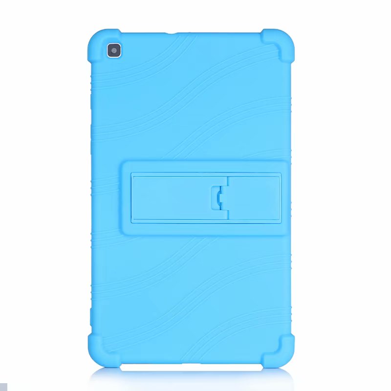 Case Samsung Galaxy Tab A 8.0 2019 SM-T290 T295 T297 #เคสฝาหลังซิลิโคนนิ่มมีขาตั้ง Soft Silicone Case Back Cover with Stand
