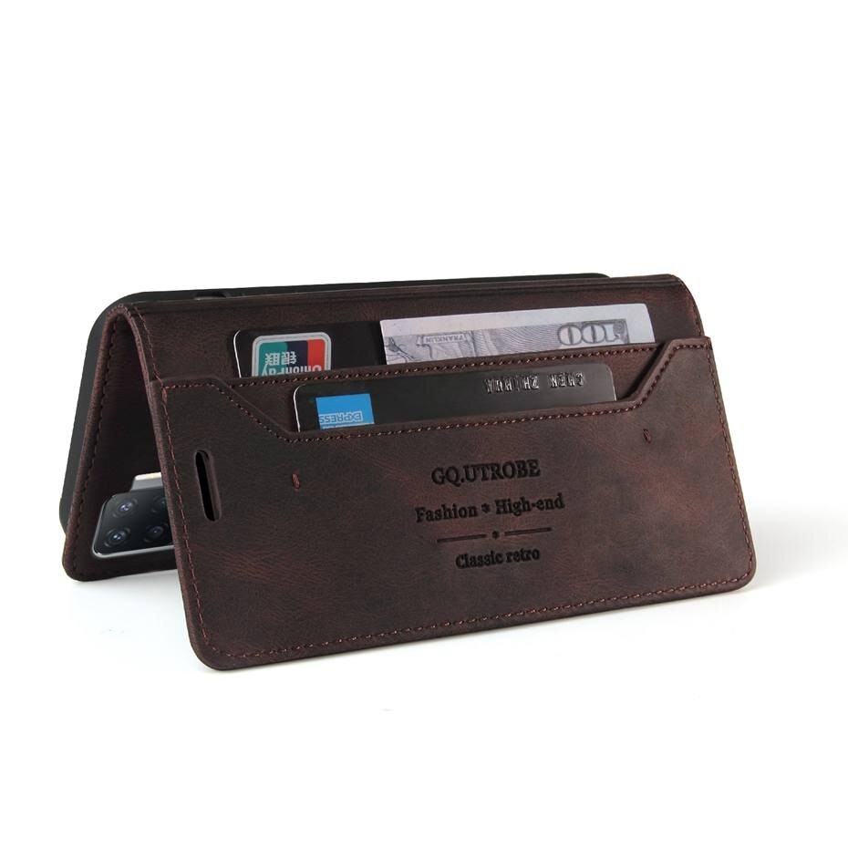 เคส Oppo A94 #เคสฝาพับหนัง PU สไตล์กระเป๋าสตางค์พร้อมช่องใส่การ์ด Luxury Flip Stand Card Phone Leather Wallet Cover Casing