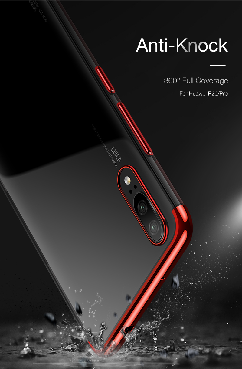 เคส Huawei P20 Pro #เคสฝาหลัง CAFELE Electroplating Soft TPU คุณภาพดี