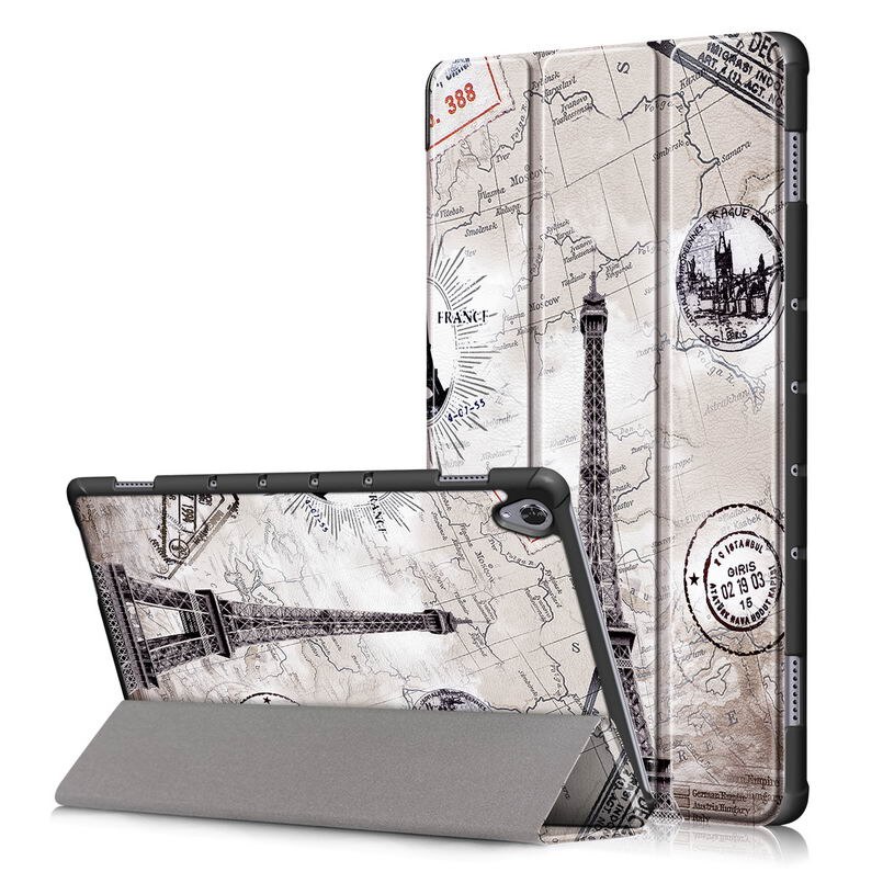 Case Huawei MediaPad M6 10.8 นิ้ว #เคสฝาพับ 3 พับพิมพ์ลาย Pattern Printing PU Leather Tri-fold Stand