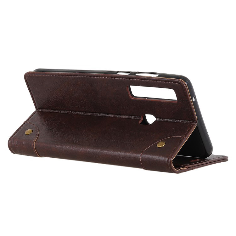 Case Samsung Galaxy A9 2018 #เคสฝาพับแบบกระเป๋าสตางค์ Textured PU Leather Protection