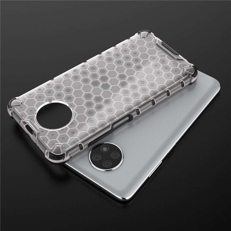 เคส Redmi Note 9T 5G #เคสฝาหลังกันกระแทก Honeycomb Shock Absorber TPU + PC + Silicone Hybrid