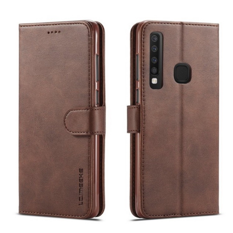 Case Samsung Galaxy A9 (2018) LC.IMEEKE #เคสฝาพับหนัง PU คุณภาพดีสไตล์กระเป๋าสตางค์พร้อมช่องใส่การ์ด