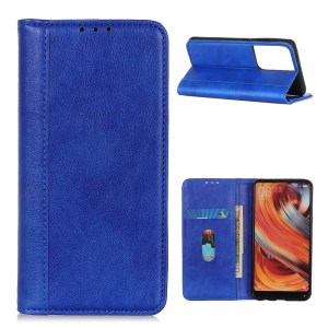 Case Samsung Galaxy S21 Ultra 5G #เคสฝาพับหนังแยกผิวลิ้นจี่ ปิดแม่เหล็กดูดซับอัตโนมัติ