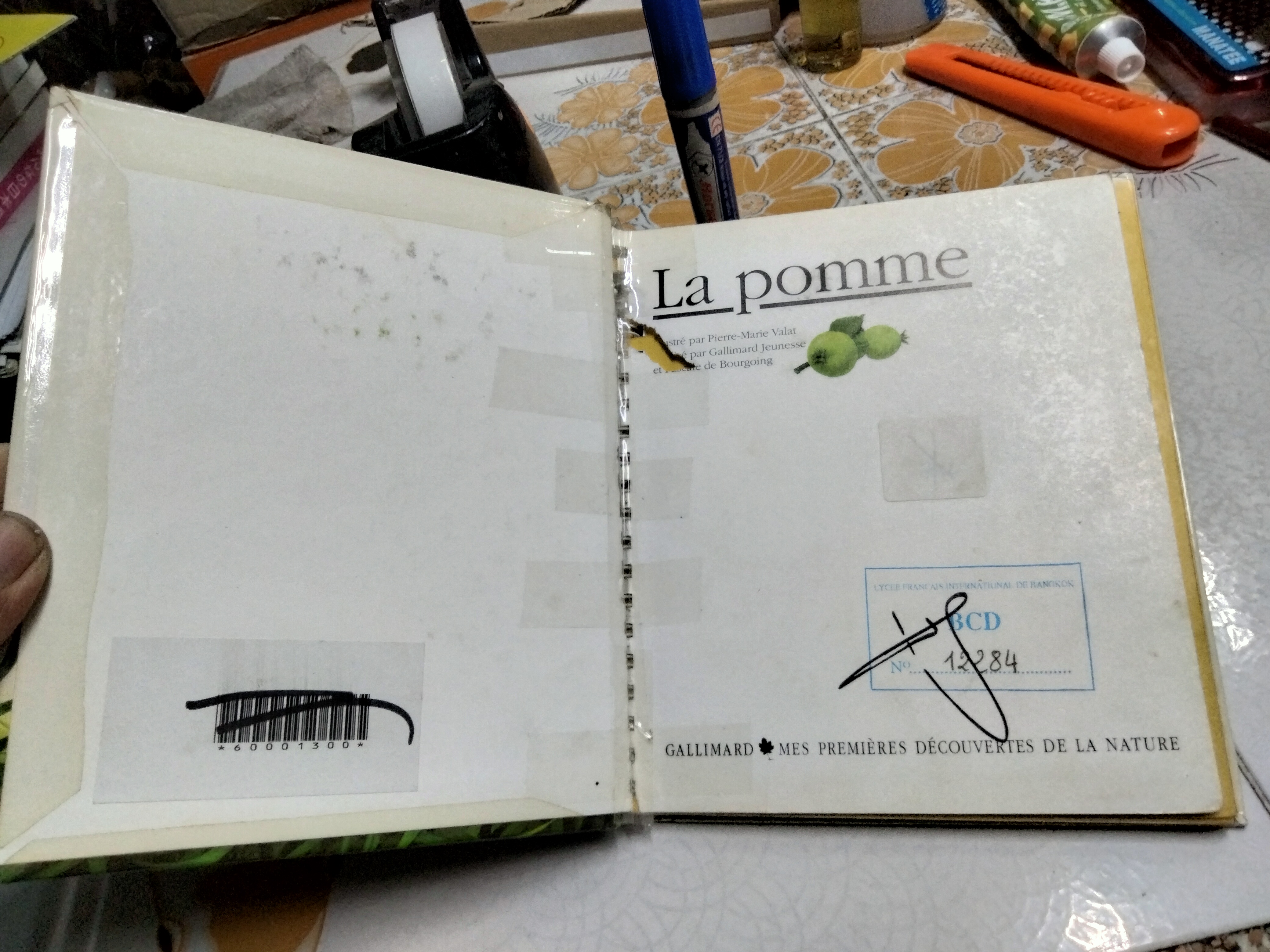 My First Discoveries Book - La pomme - ภาษาฝรั่งเศส (หนังสือจากห้องสมุด)