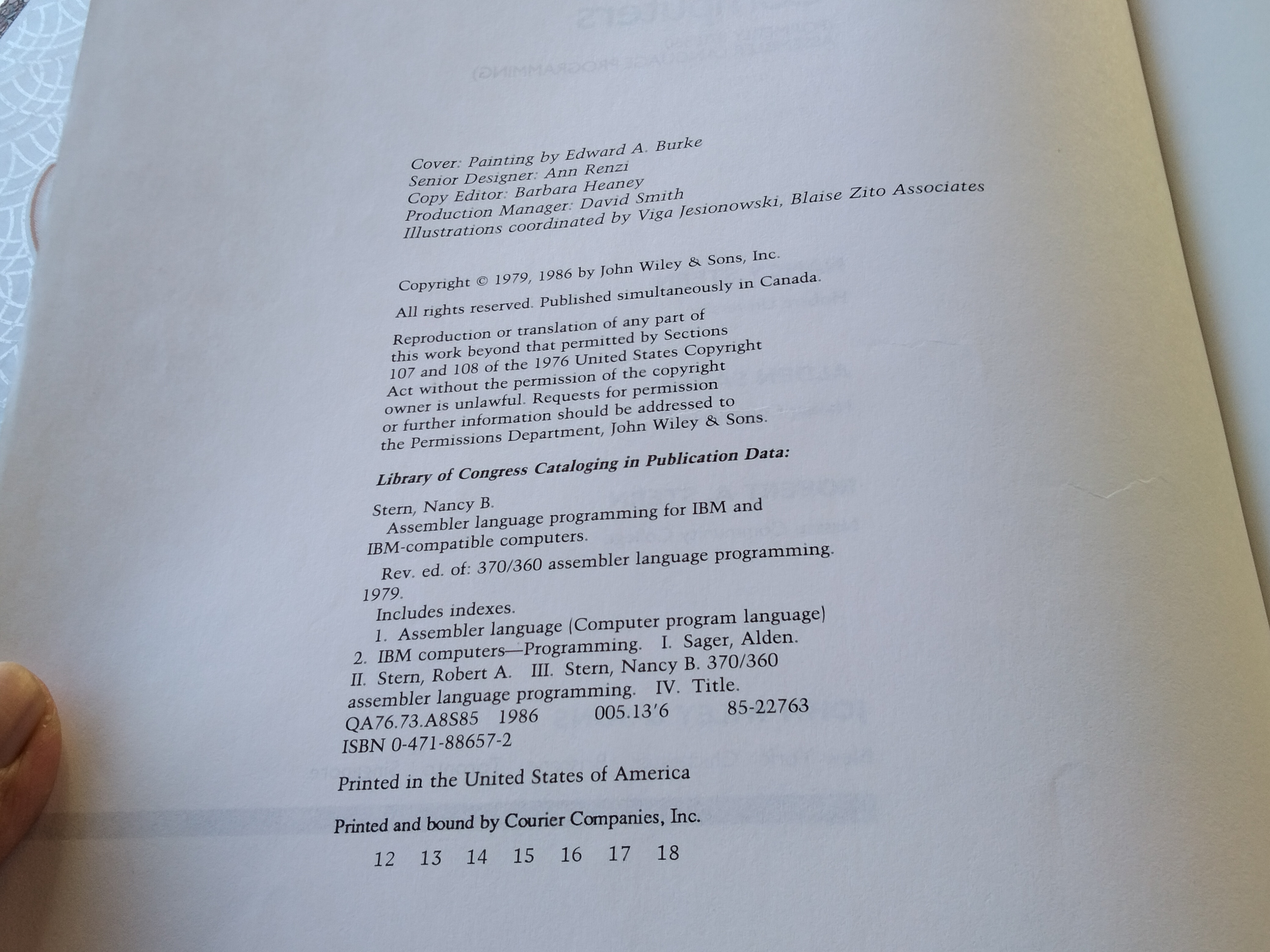 Assembler Language Programming for IBM and IBM Compatible Computers , Wiley