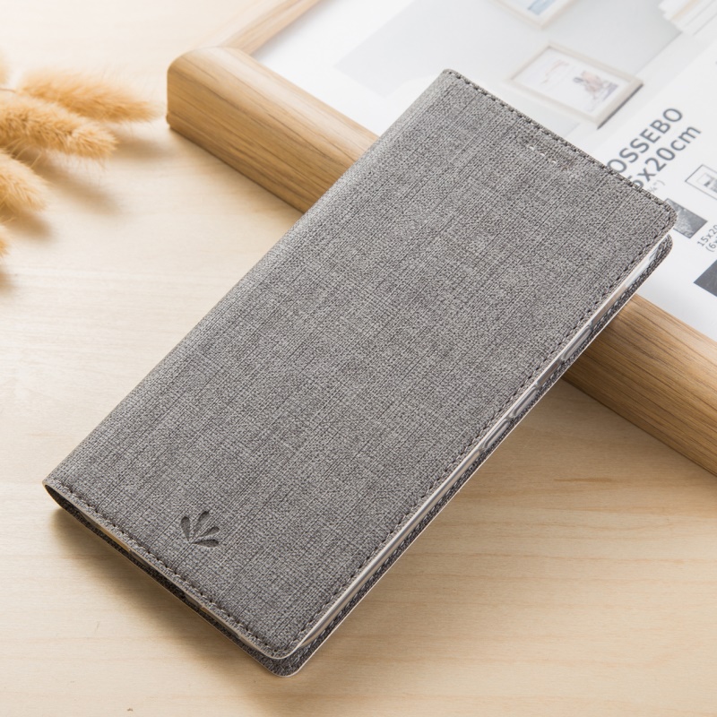 Case Huawei nova 3i #เคสฝาพับหนัง PU Cross Texture Card Holder Leather Style Auto-absorbed คุณภาพดี