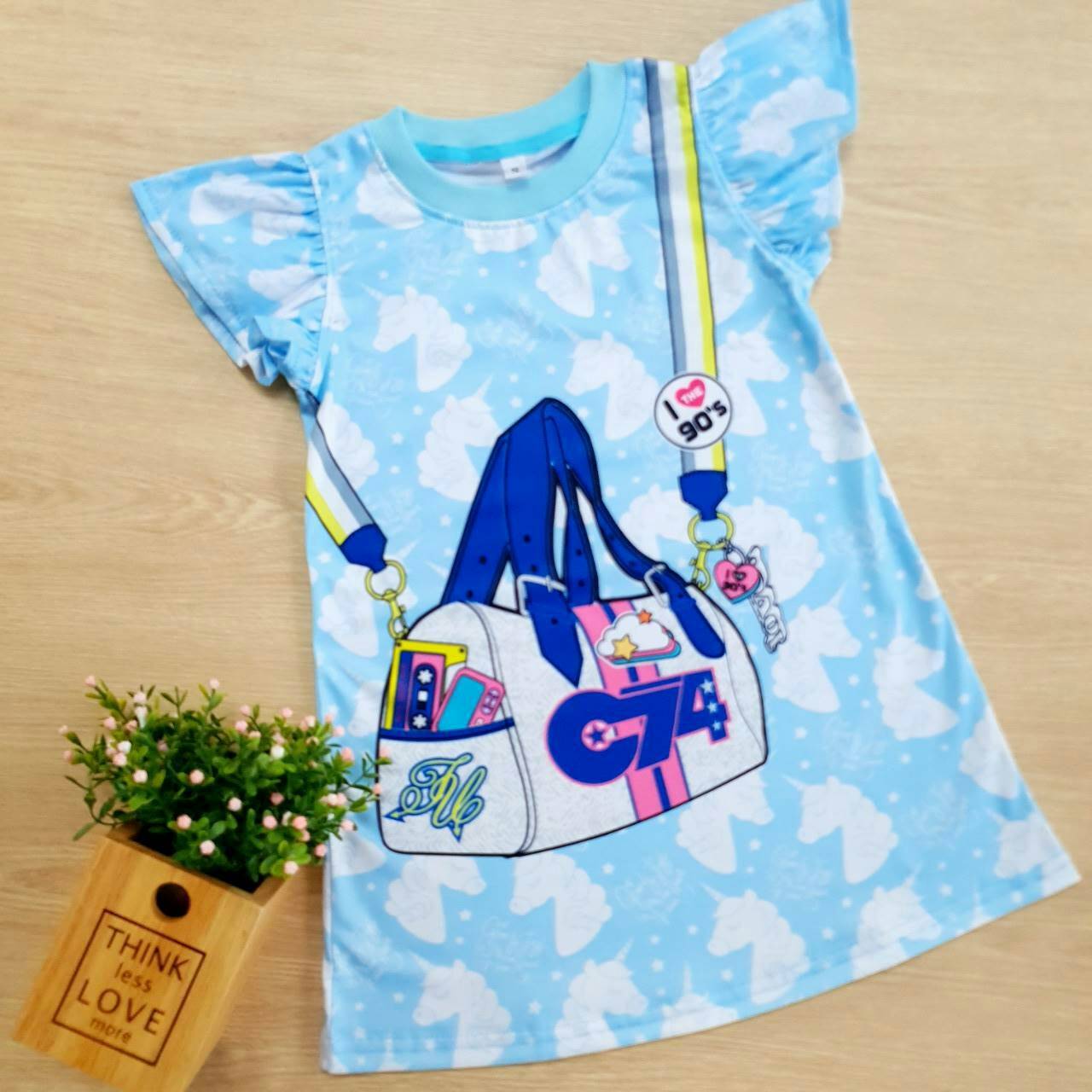 เดรสเด็กลาย Unicorn