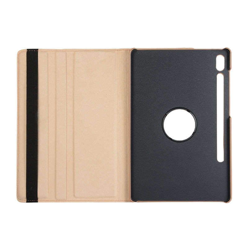 เคส Samsung Galaxy Tab S6 SM-T860 SM-T865 #เคสฝาพับหนังผิวลิ้นจี่ Litchi Grain 360 Degree Rotary