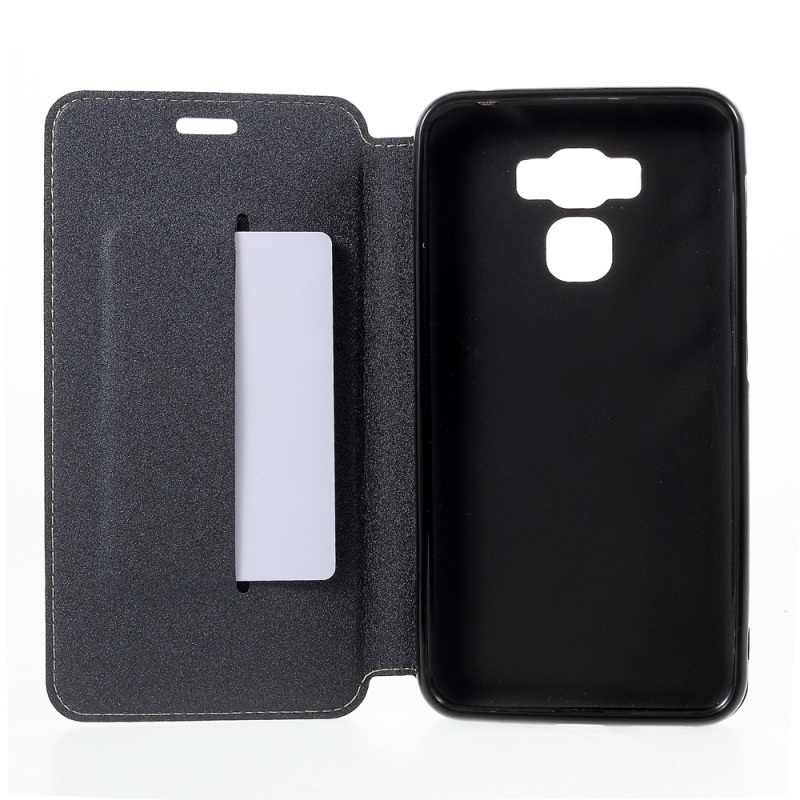 Case Asus Zenfone 3 Max ZC553KL #เคสหนังฝาพับผิวเนื้อทราย Assorted Color Leather Flip Case