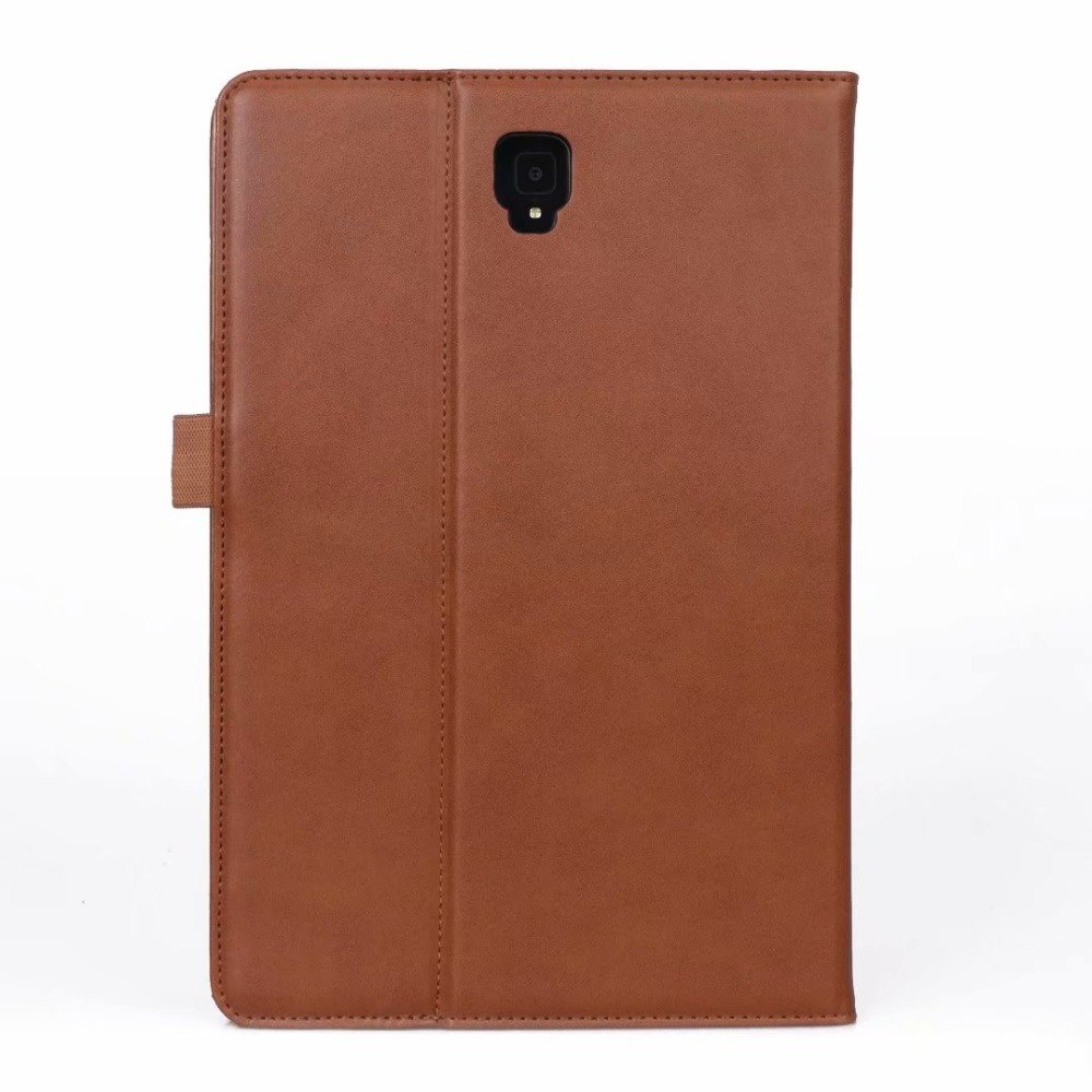 Case Samsung Galaxy Tab S4 10.5 T830 T835 #เคสฝาพับหนัง PU มีแถบยืดหยุ่นสวมนิ้ว Auto Wake/Sleep PU Leather Stand Tablet Case