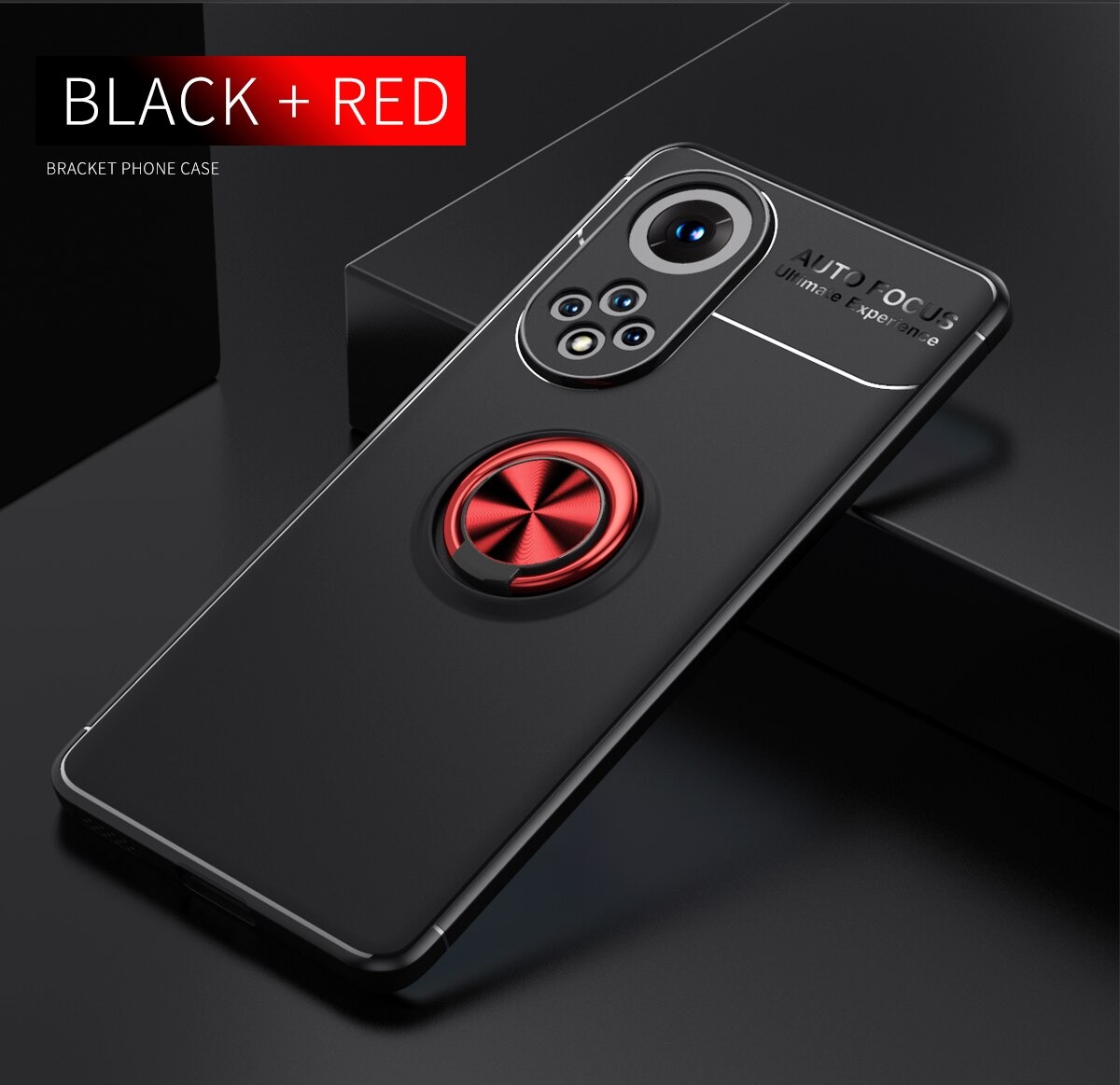 Case Huawei Nova 9#เคสฝาหลัง TPU Finger Ring Kickstand (แผ่นโลหะแบบ Built-in)